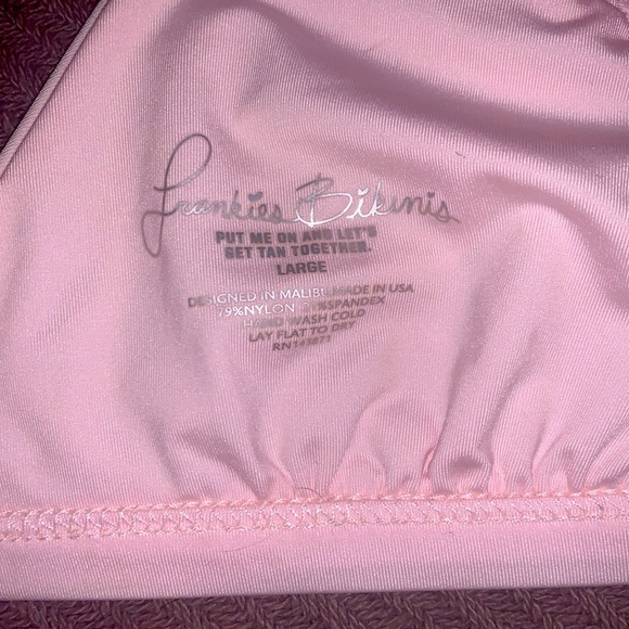 Frankies Bikini Sienna Top Large Rose Water - Picture 3 of 5